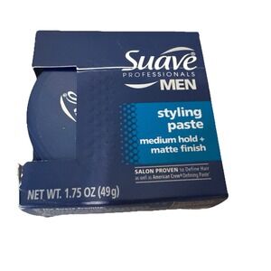 Suave Professionals Men's Hair Styling Paste Medium Hold Matte Finish 1.75 oz